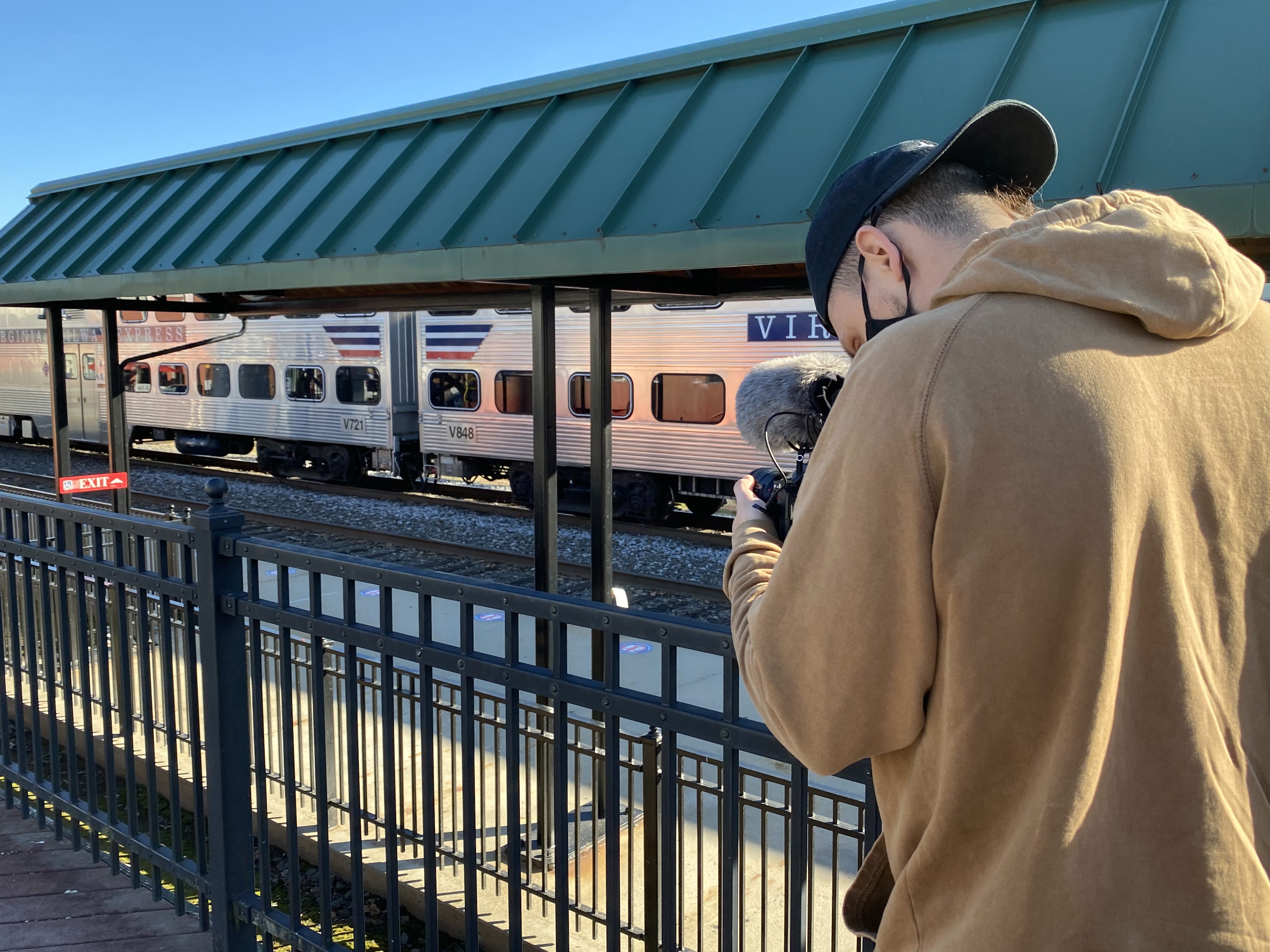 The Manassas VRE train station in historic Old Town Manassas, offering an easy commute for homeowners to Washington D.C