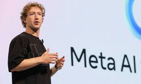 Mark Zuckerberg on stage speaking, with 