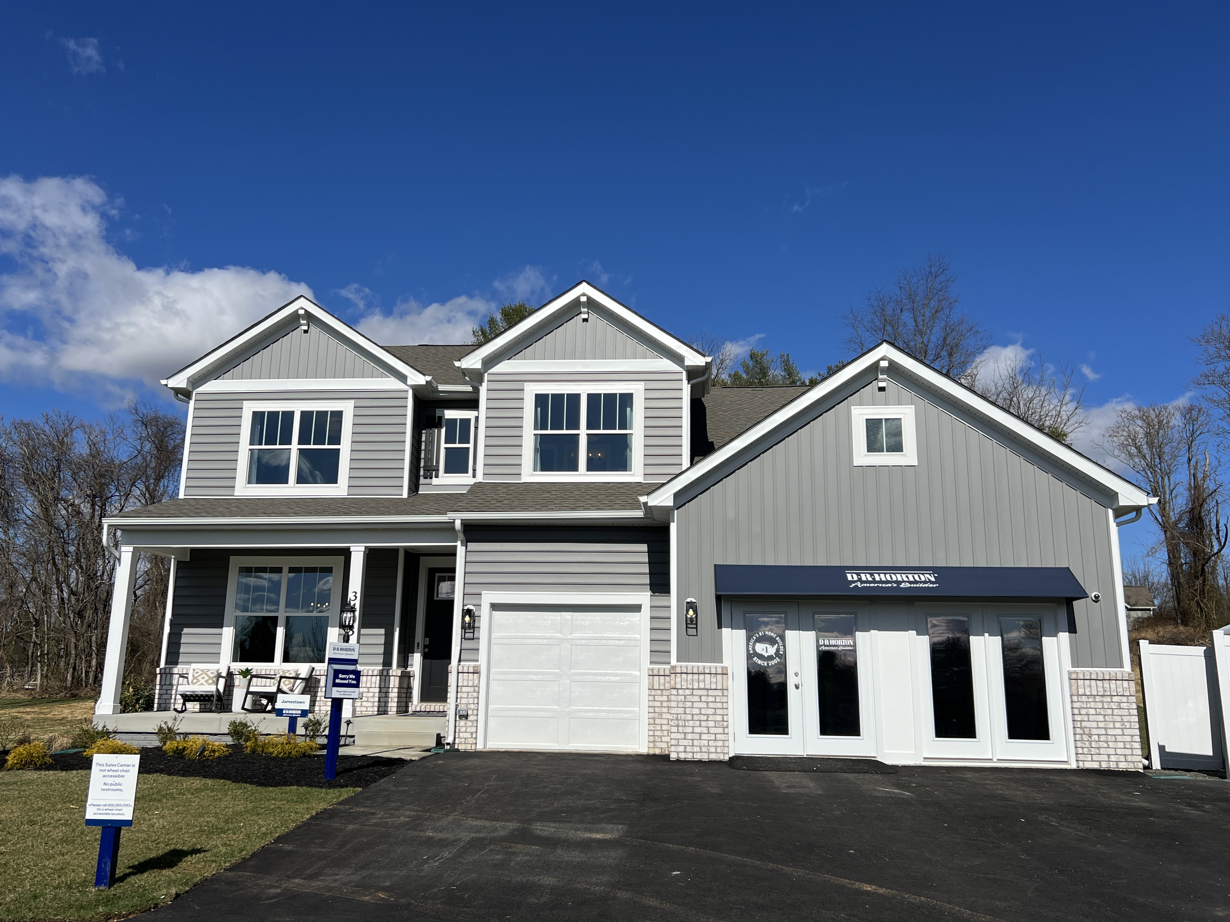 A new construction DR Horton model home in Fauquier County, VA, showcasing the type of new listings available to buyers as inventory increases across the Northern Virginia housing market.