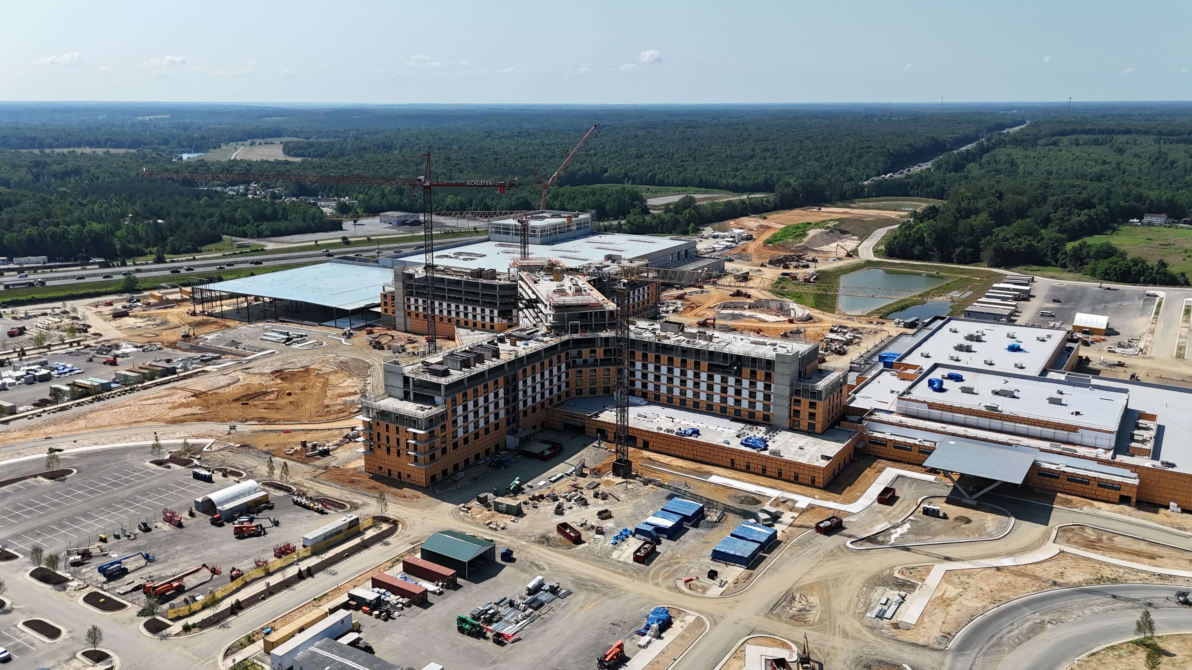 View of the new Hotel