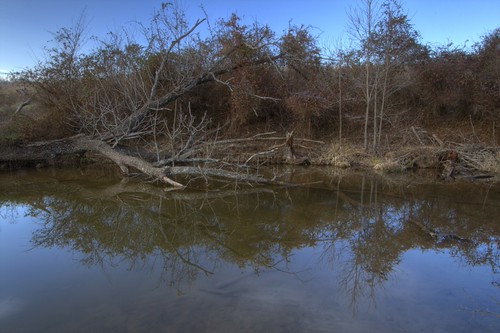 Spring House Pond at Banshee Reeks Nature Preserve, January 2008; archival HDR photograph