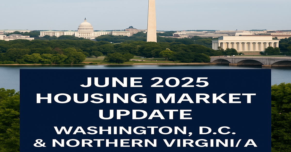 Washington, D.C. and Northern Virginia Real Estate Braces for a Shift Amid Rising Inventory and Slowing Demand header image.