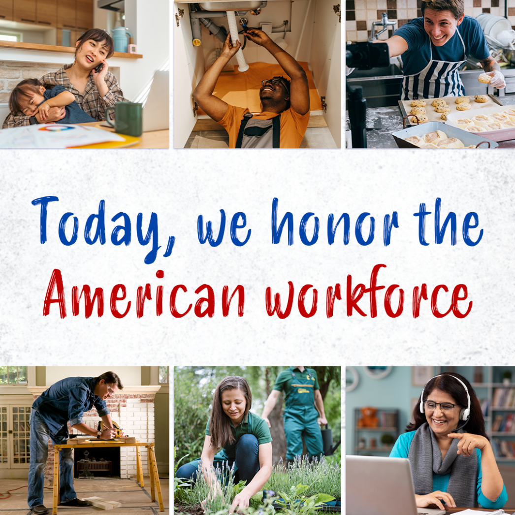 Honoring the American Workforce header image.
