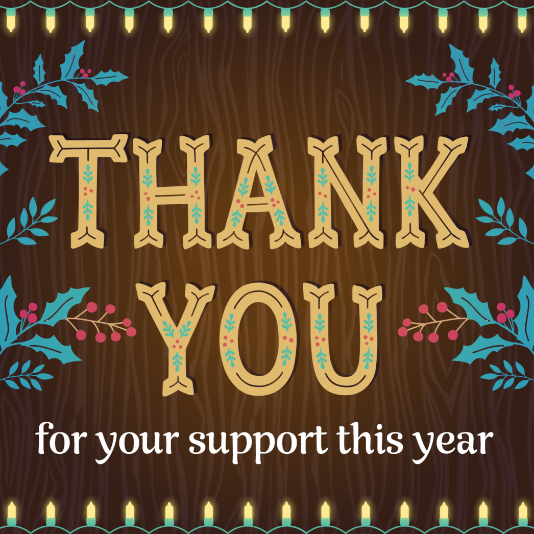 Thank You for All of Your Support header image.