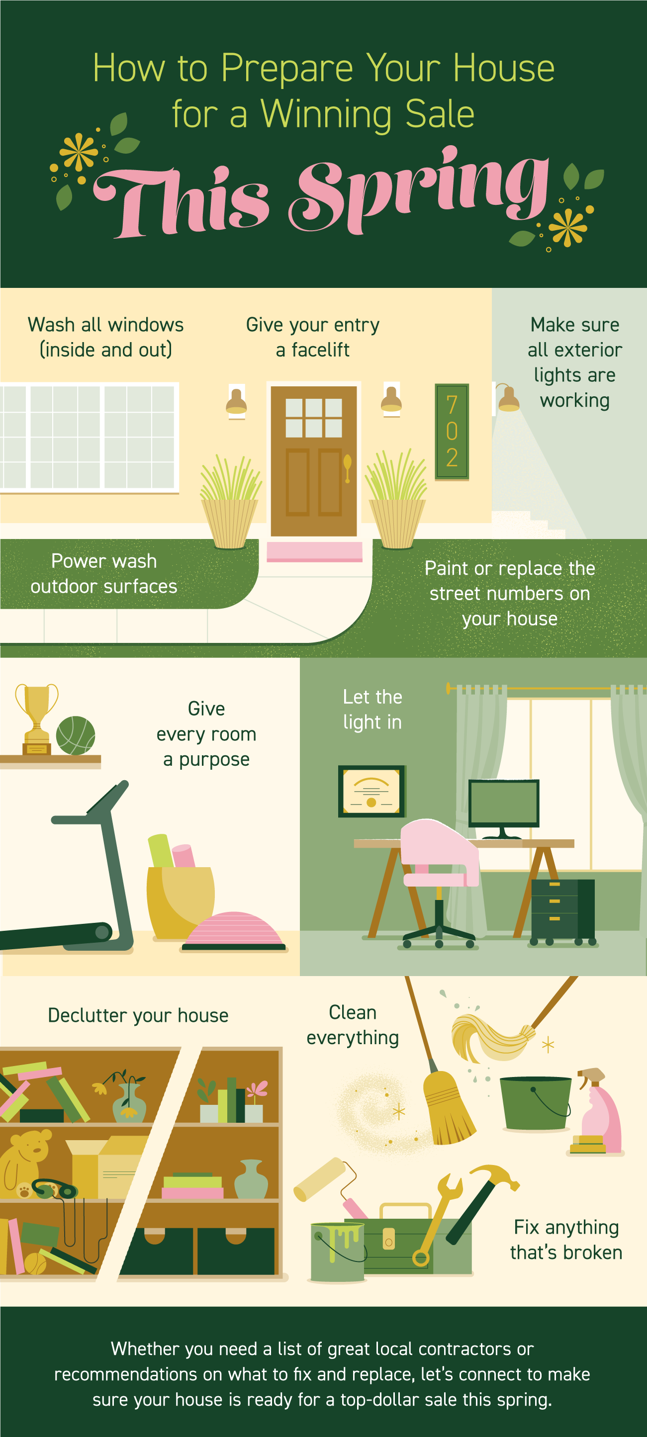 How to Prepare Your House for a Winning Sale This Spring header image.