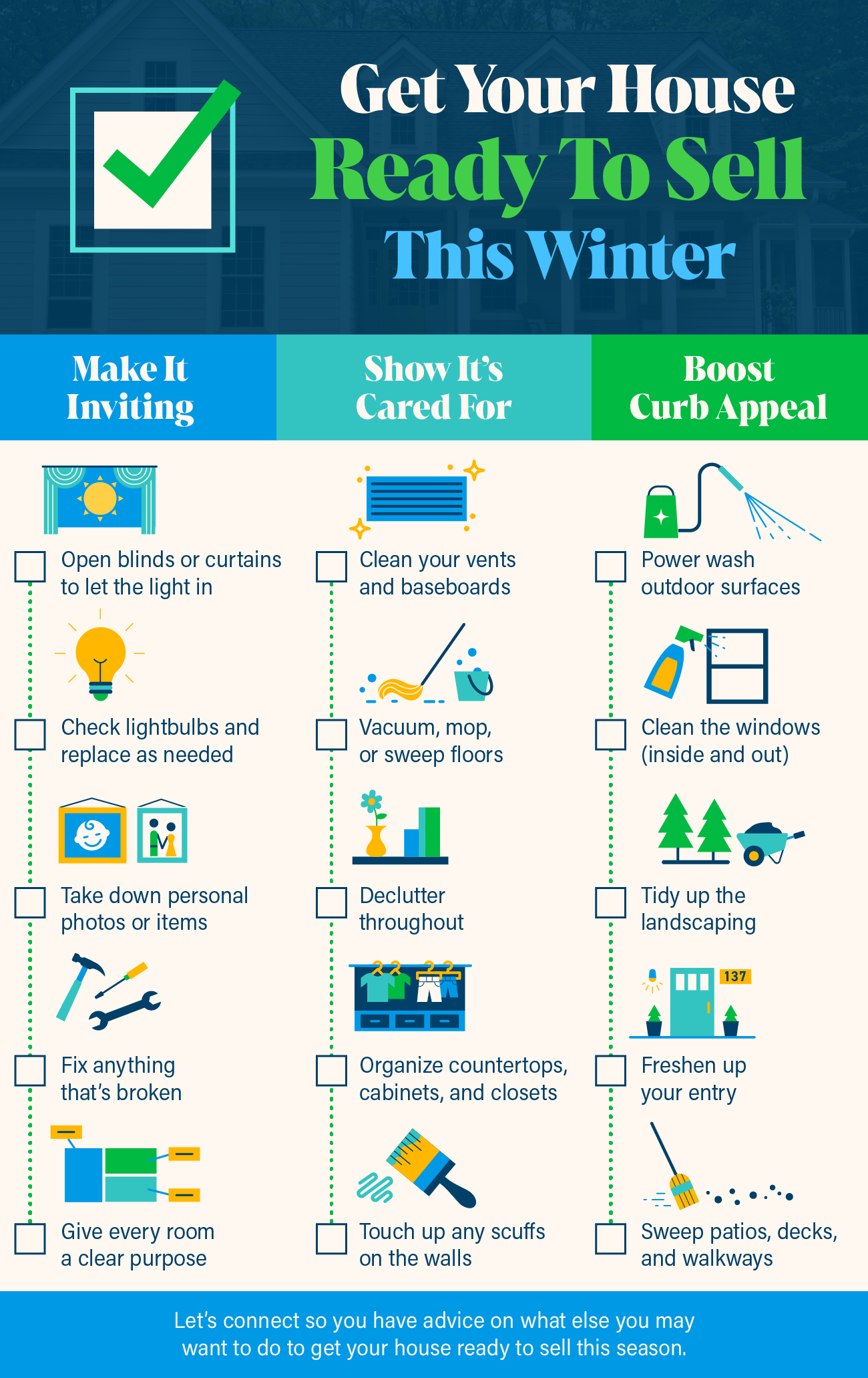 Get Your House Ready To Sell This Winter [INFOGRAPHIC] header image.