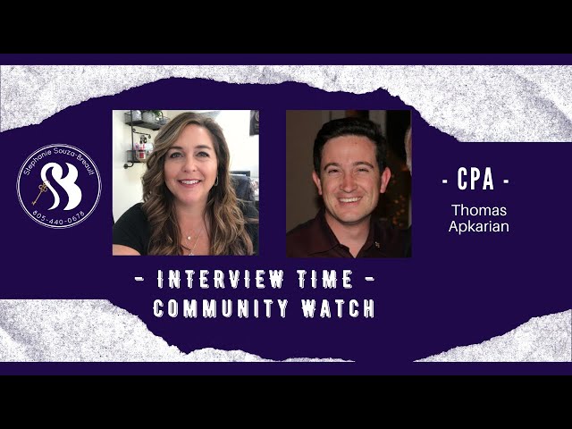 Interview with Thomas Apkarian, a Local CPA in Orcutt CA. header image.