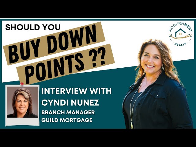 What are mortgage points? Should you buy them? Stephanie talks with Cyndi Nunez at Guild Mortgage header image.