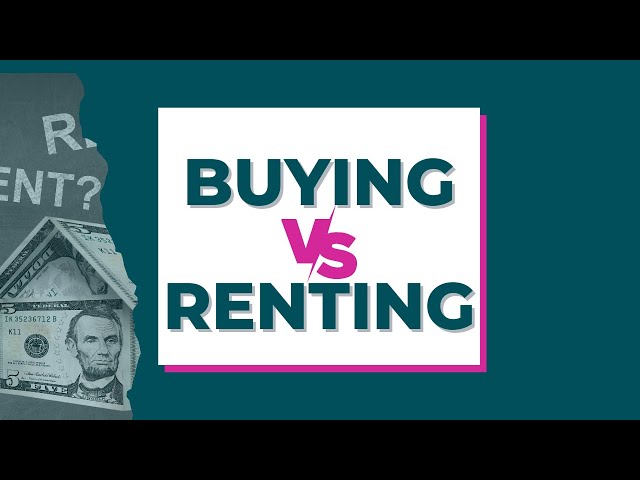 Renting a home versus buying a home! header image.