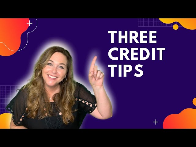 3 Credit Tips | Santa Maria, California header image.