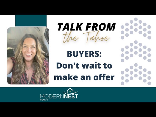 Home Buyers! Don't wait to make an offer! header image.