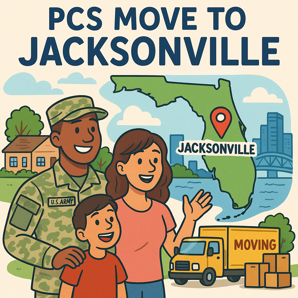 PCS Move to Jacksonville: Military Homebuying Guide Near NAS Jax, Mayport & Blount Island header image.