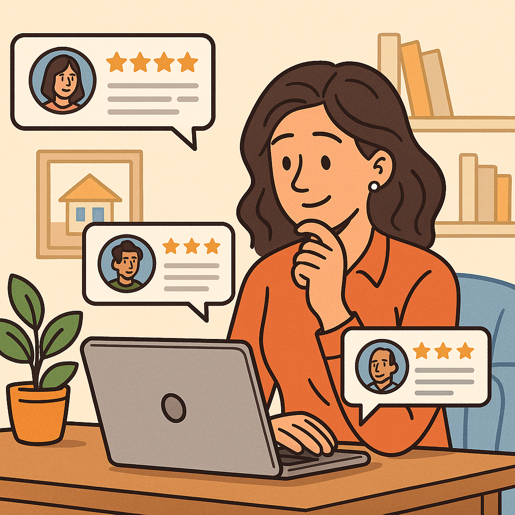Choosing the Right Realtor: Why Reviews Tell the Real Story header image.
