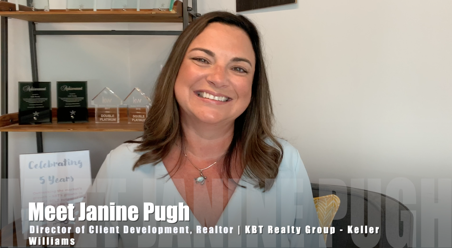 Janine Pugh, Director of Client Development for KBT Realty Group | Meet the Broker header image.