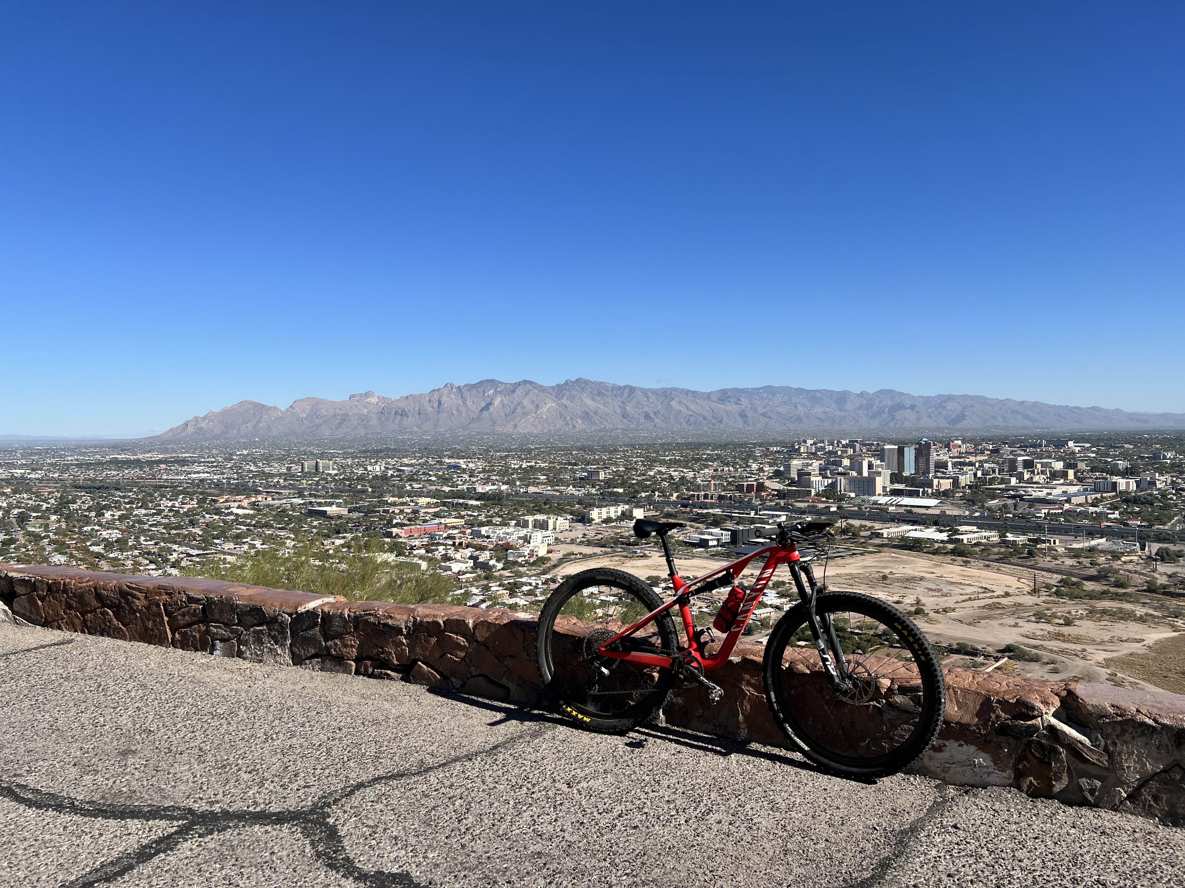 Overlooking Tucson from 