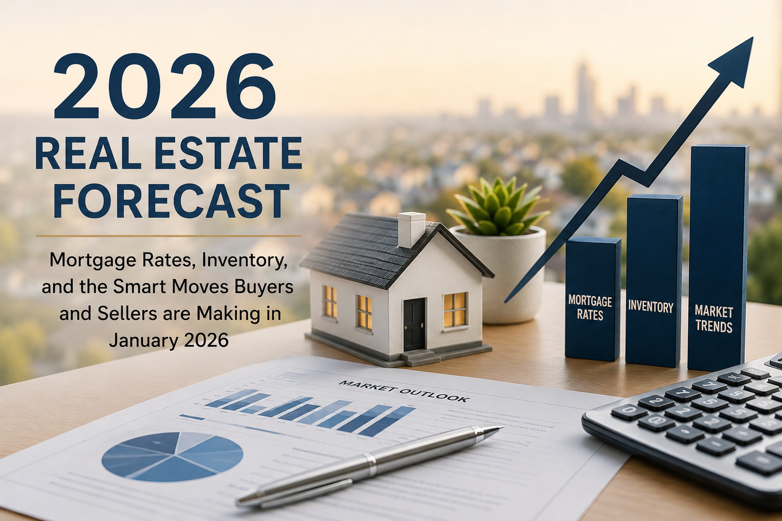 2026 Real Estate Forecast: Mortgage Rates, Inventory, and the Smart Moves Buyers and Sellers Are Making in January 2026 header image.