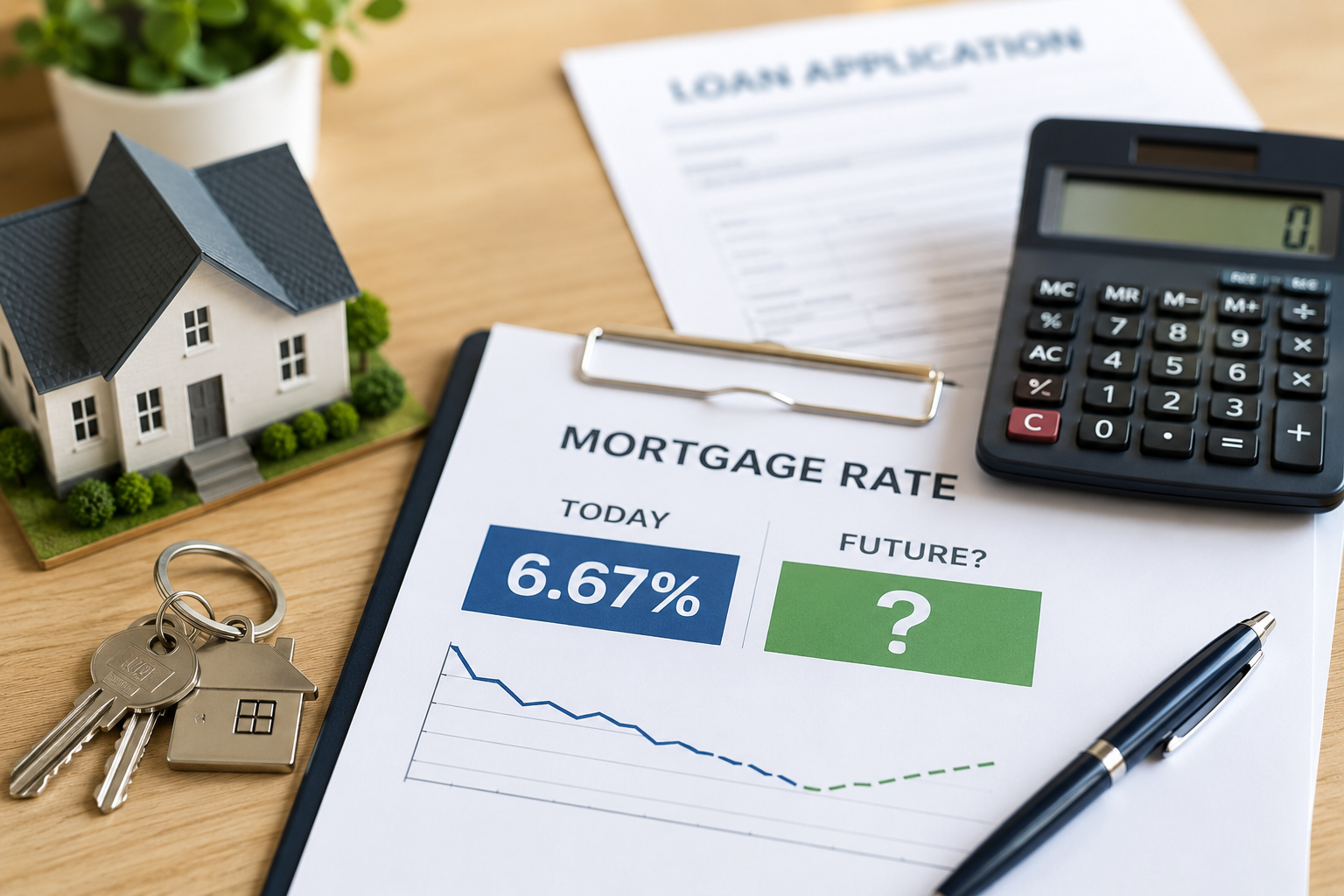 If Mortgage Rates Drop After I Buy, Can I Just Refinance? header image.