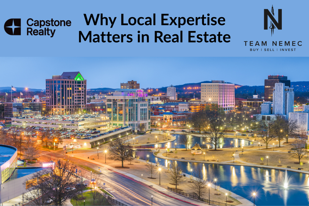 Why Working with a Local Real Estate Expert in Huntsville Gives You an Advantage header image.