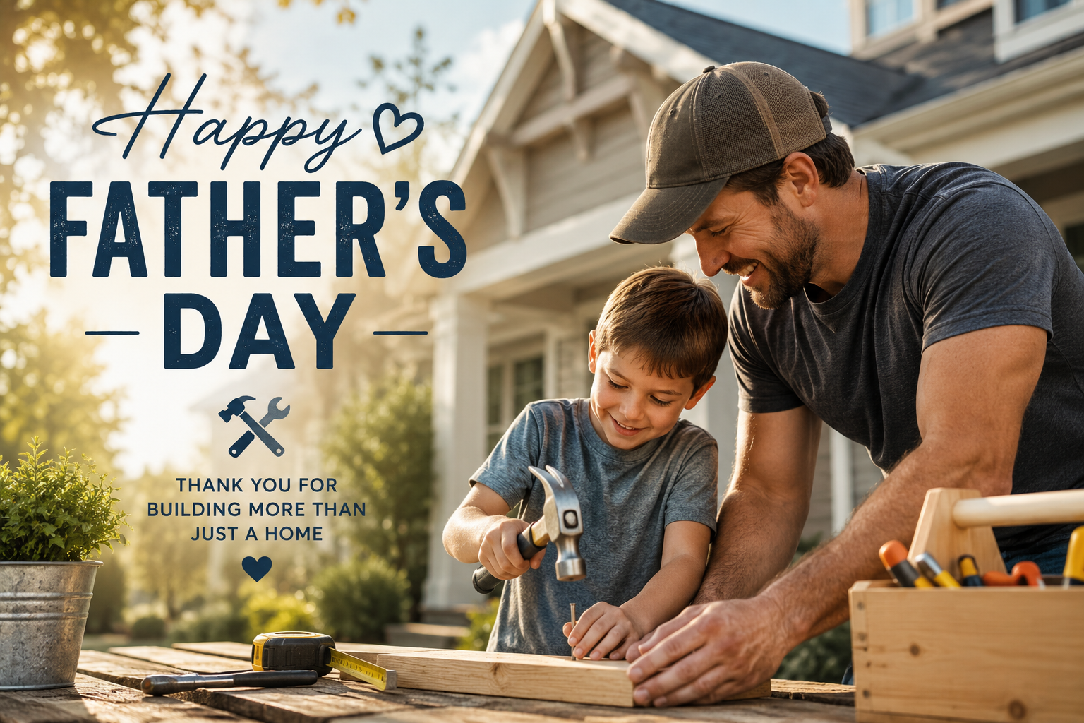 Father's Day Projects That Actually Increase Your Home's Value header image.