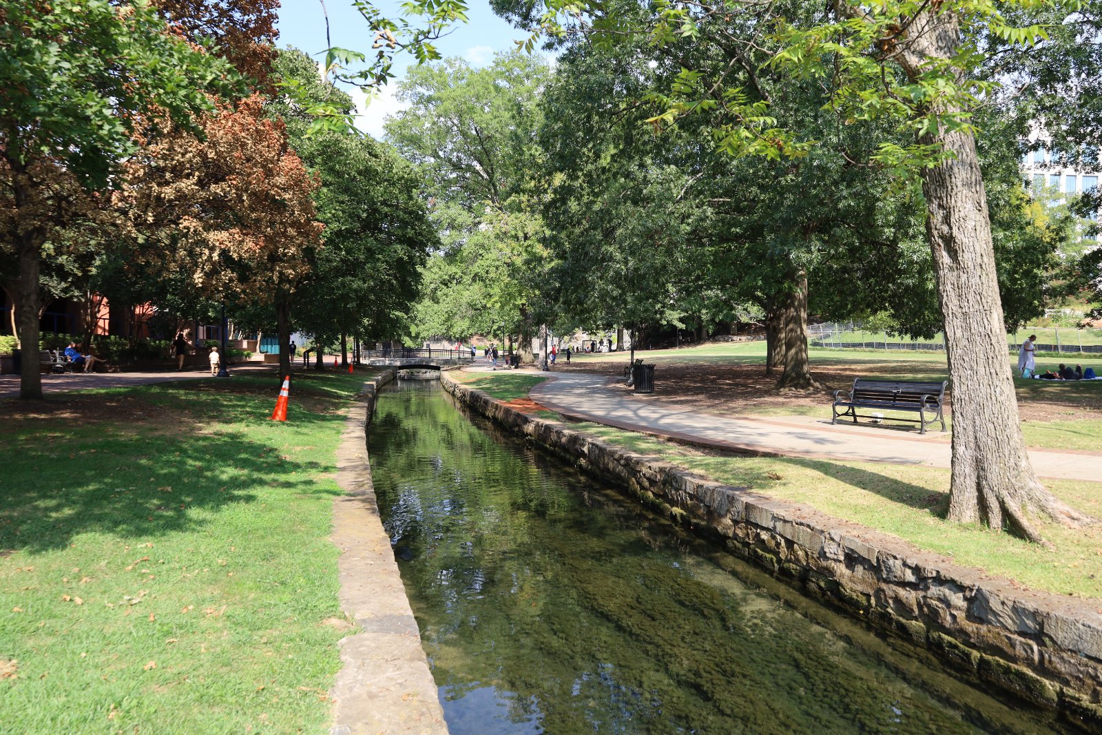 Big Spring International Park lagoon in Huntsville, Alabama