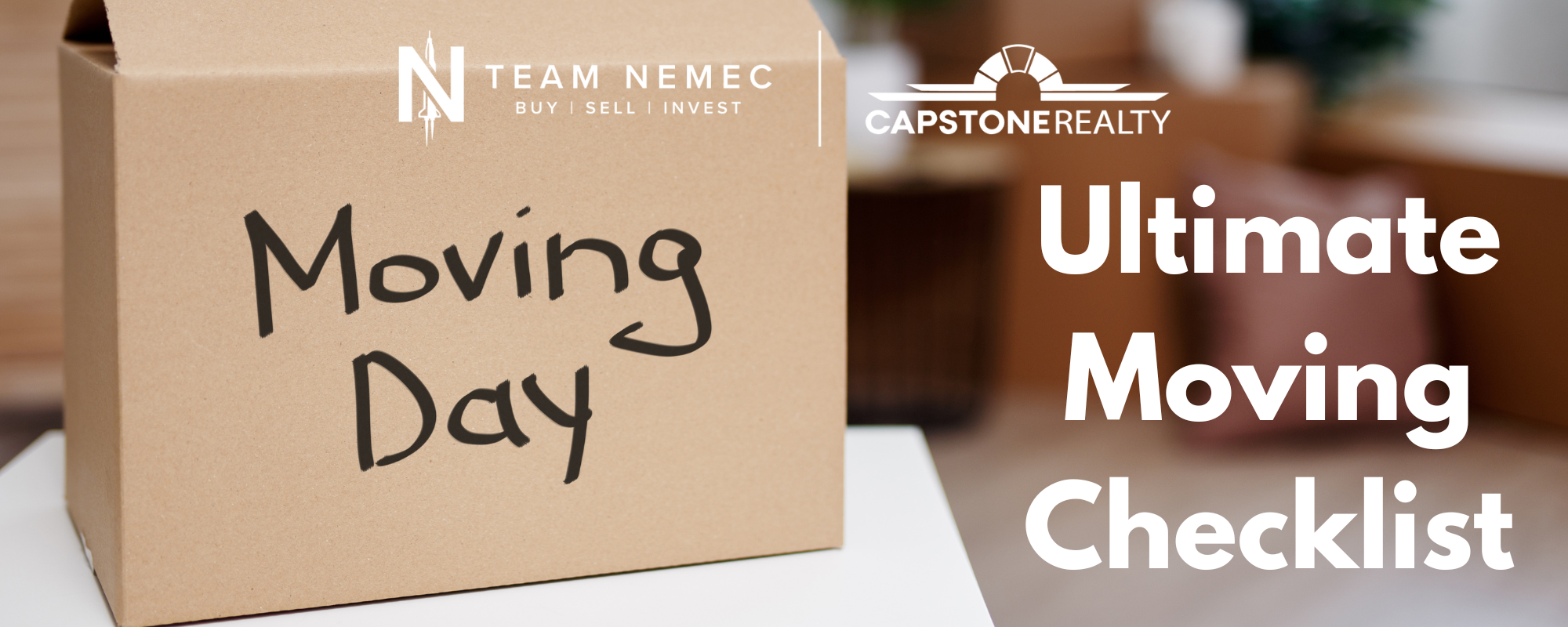 Everything You’ll Forget to Do Before Moving (Unless You Read This) | The Ultimate Moving Checklist header image.