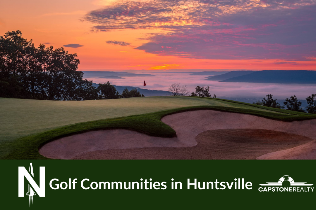 Top Golf Communities near Huntsville, Alabama header image.
