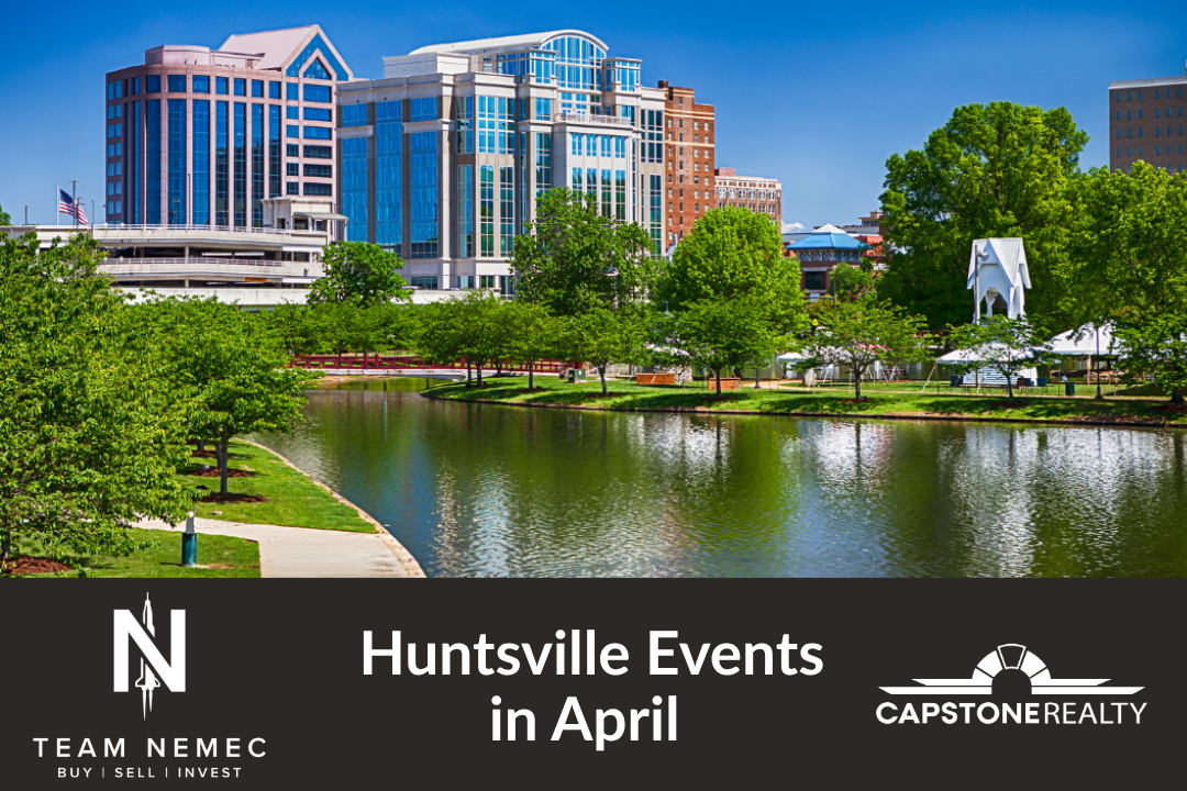 Things to Do in Huntsville in April header image.