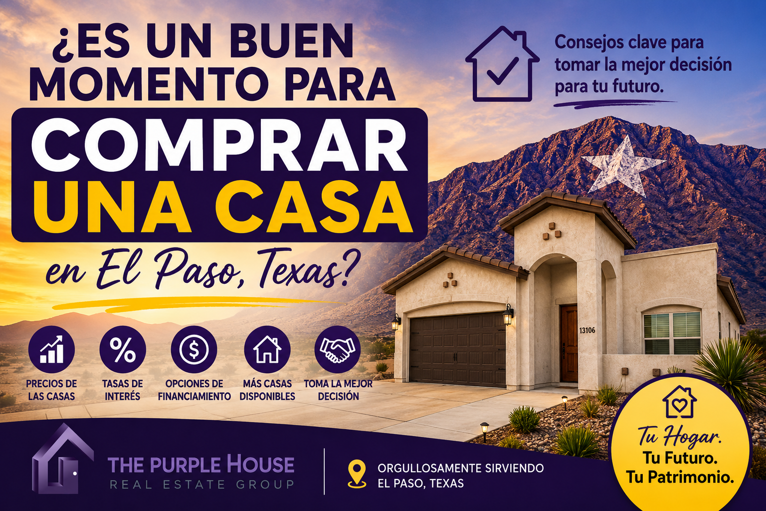 Es Un Buen Momento Para Compara Casa en El Paso TX