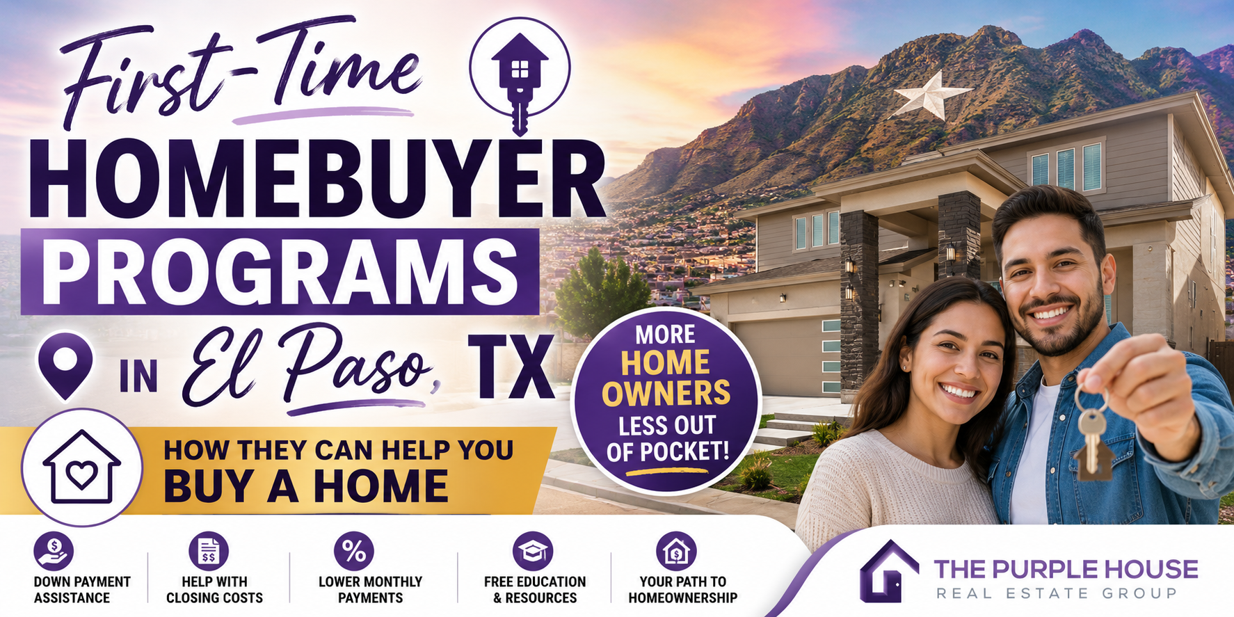 First-Time Homebuyer Programs in El Paso, TX & How They Can Help You Buy a Home header image.