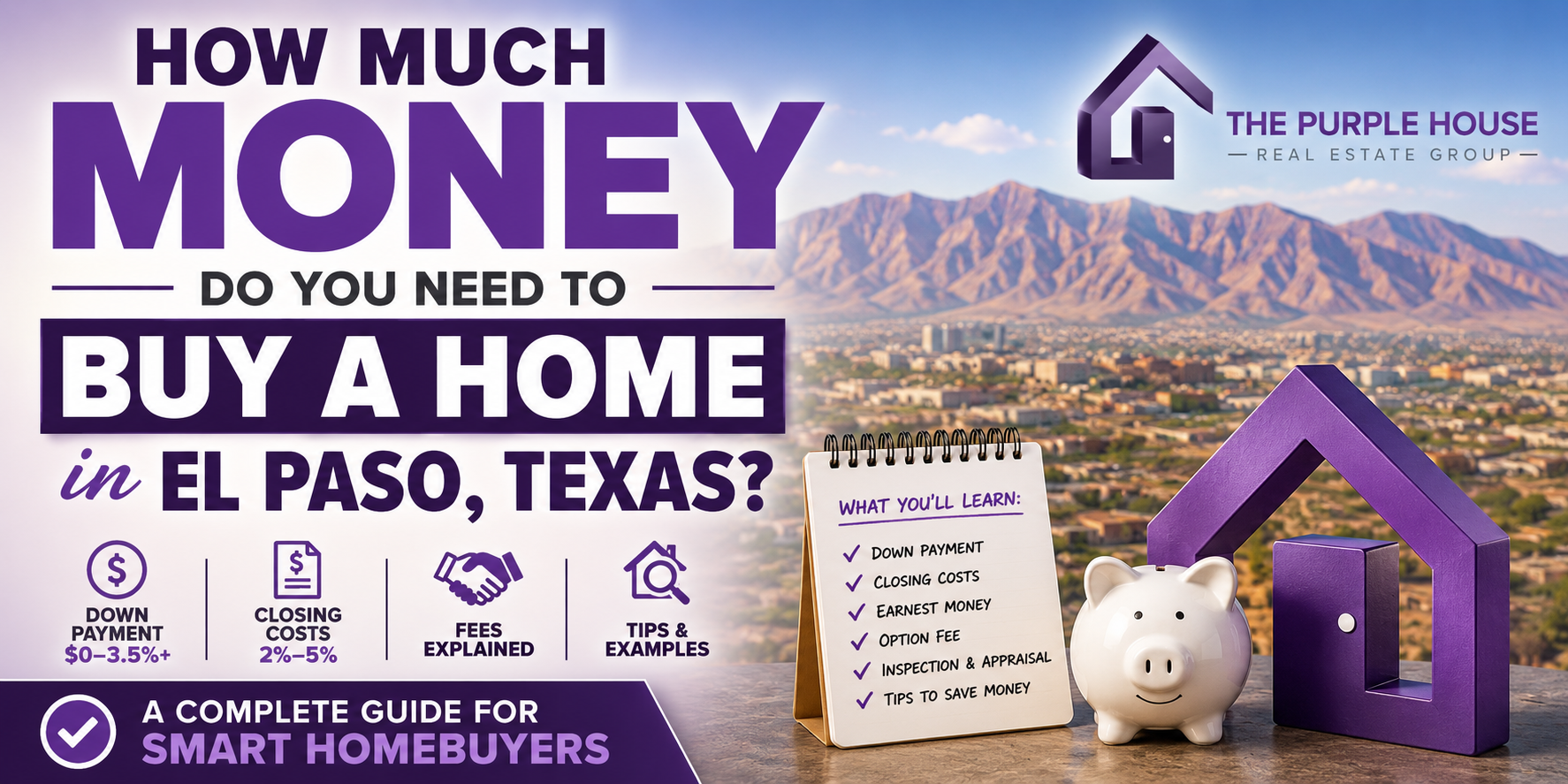 How Much Money Do You Need to Buy a Home in El Paso, Texas? header image.