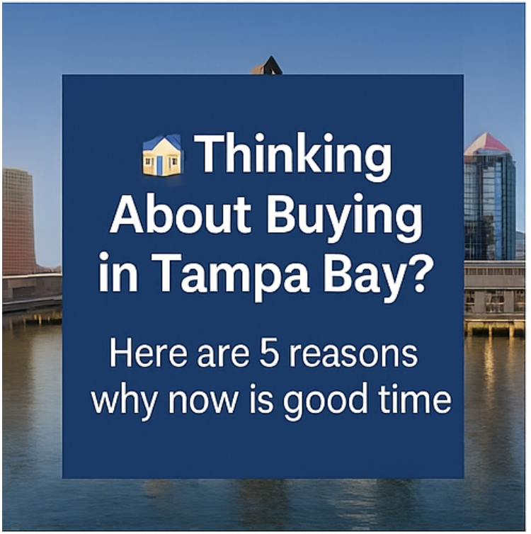 5 Reasons Why It's a Good Time to Buy Real Estate In Tampa Bay Today header image.