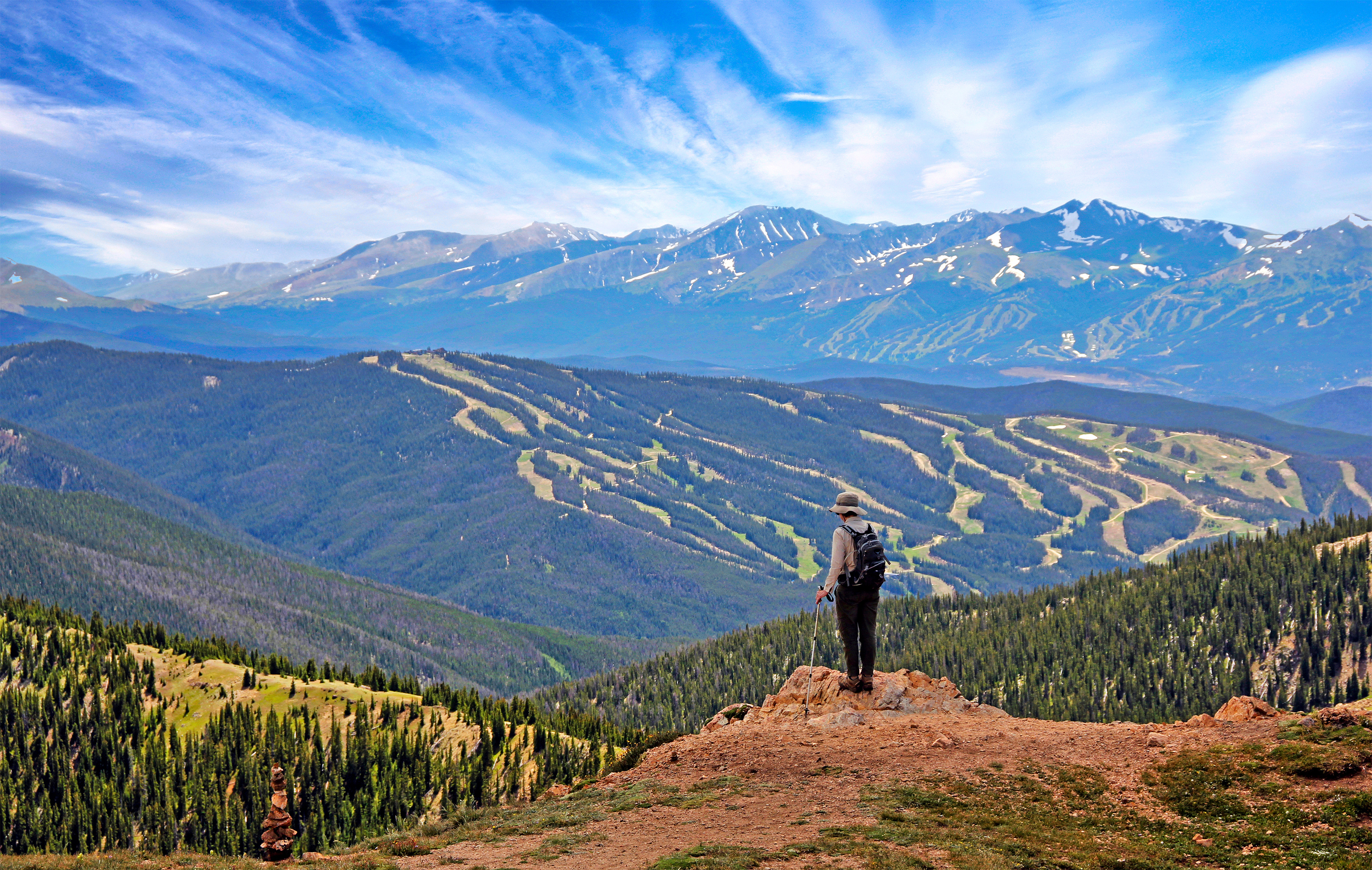 Distant View of Keystone Breckenridge
