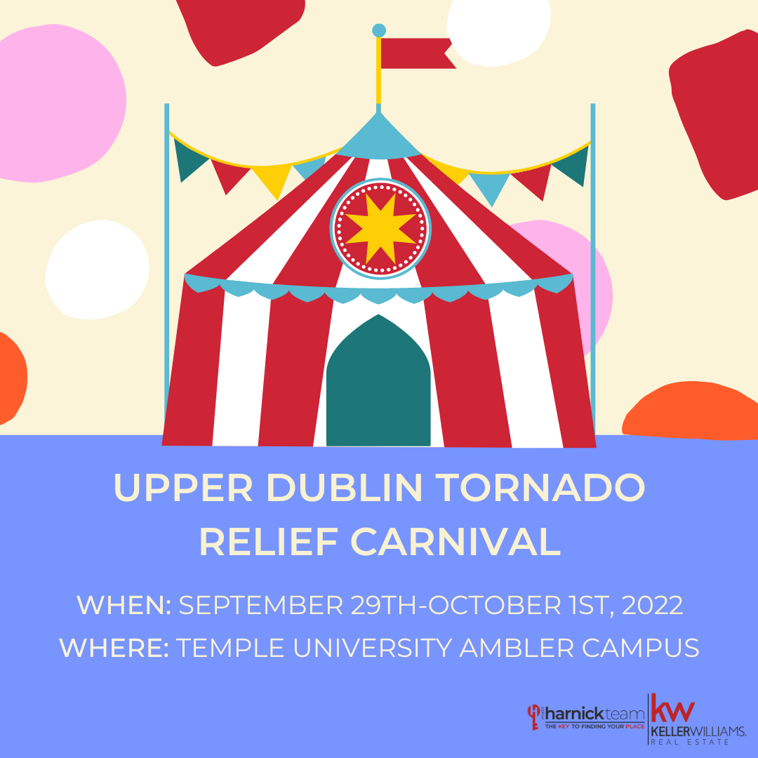 Upper Dublin Tornado Relief Carnival header image.