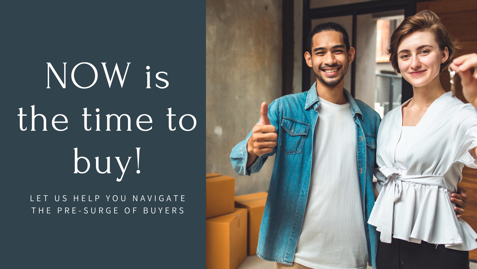 Why wait to buy? header image.