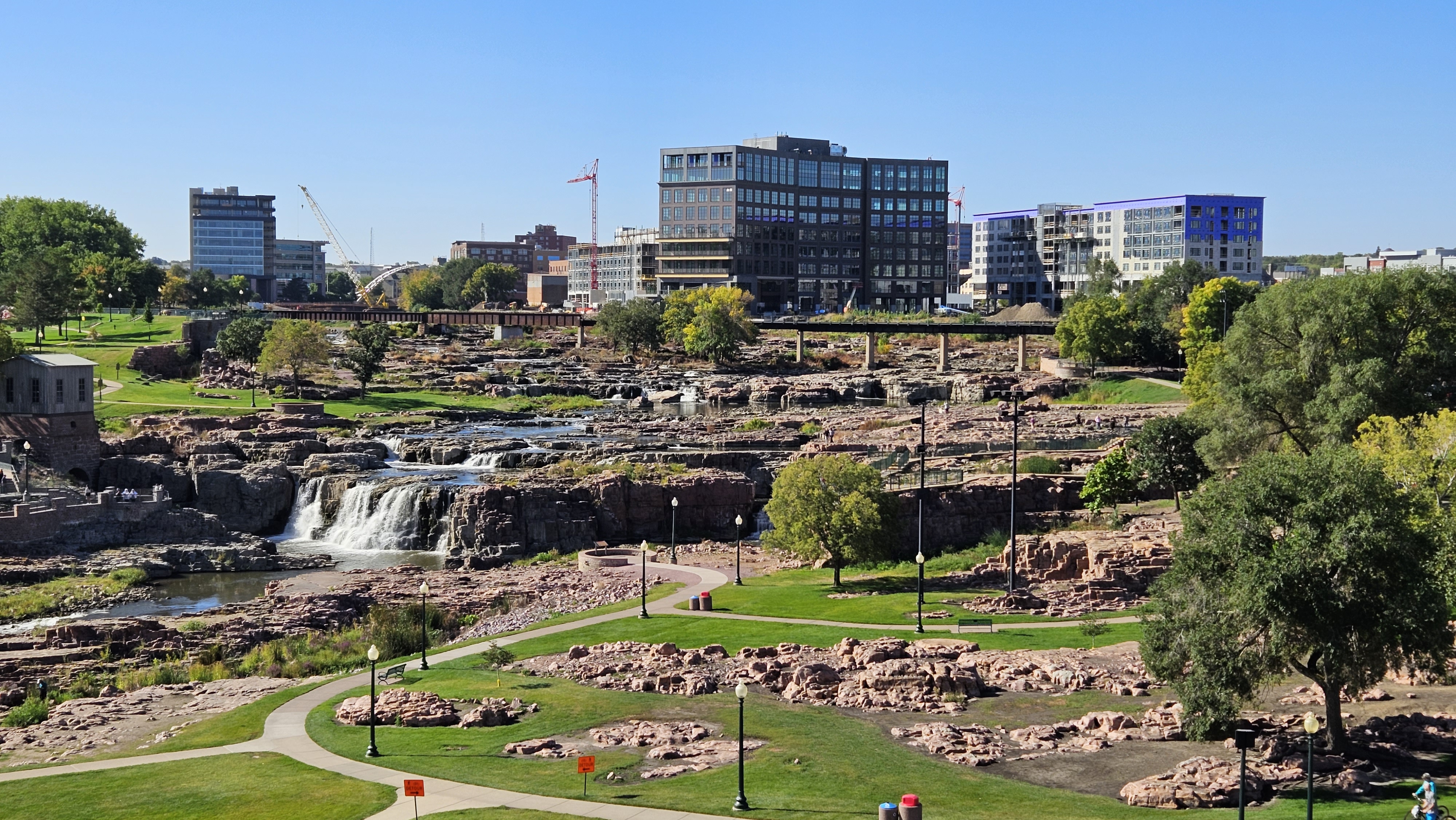 Falls Park in Sioux Falls, SD