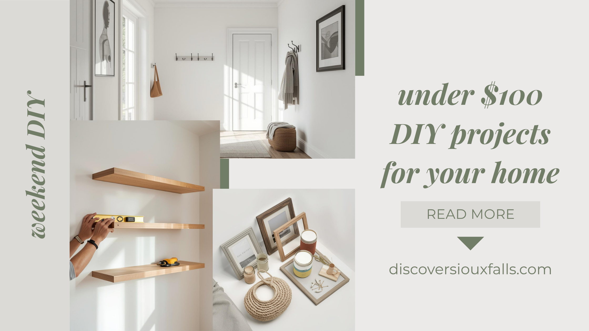 Weekend DIY Home Upgrade Under $100 in Sioux Falls