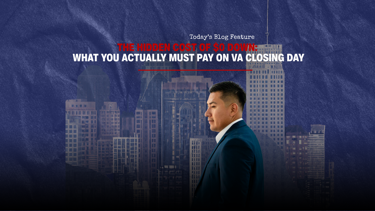 VA loan closing costs itemized on a Closing Disclosure document