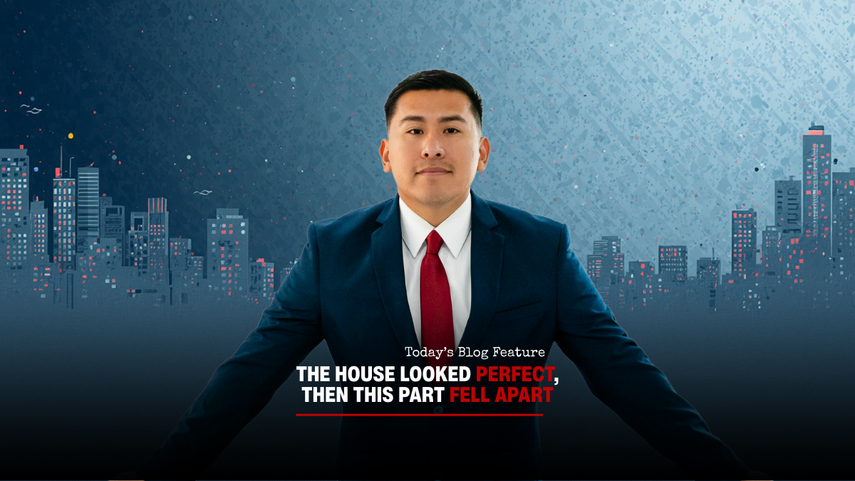 first time buyers reviewing a home during the home buying process