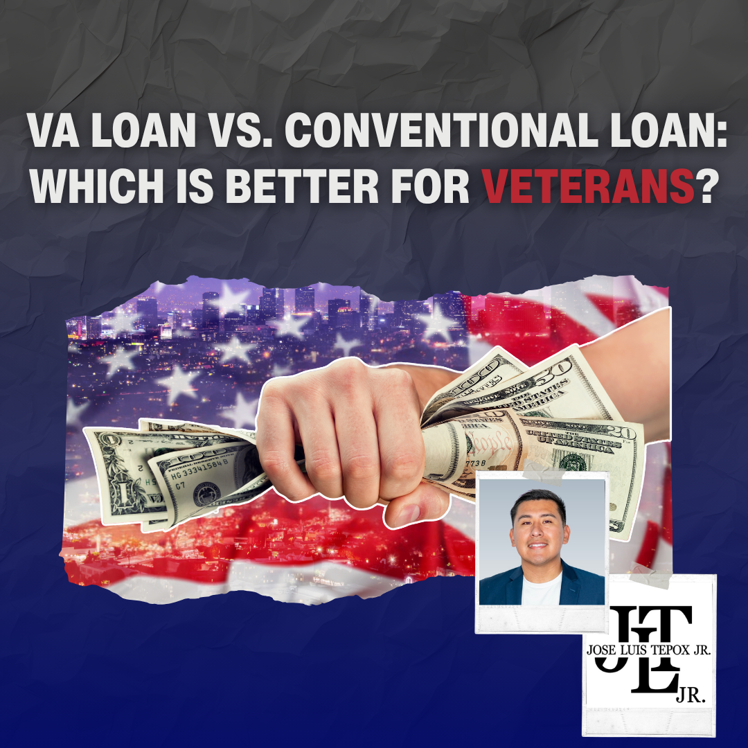Veteran comparing VA loan vs conventional loan options for home purchase.