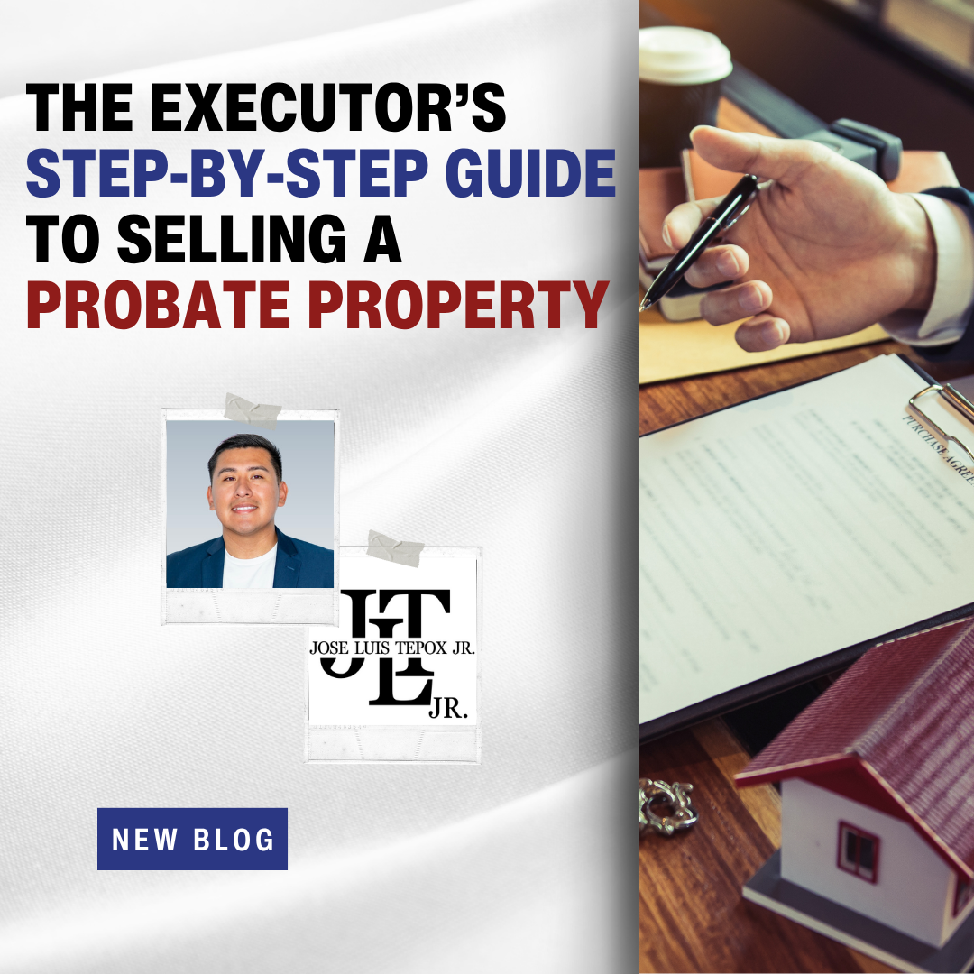 Executor working with Realtor to sell a probate property.
