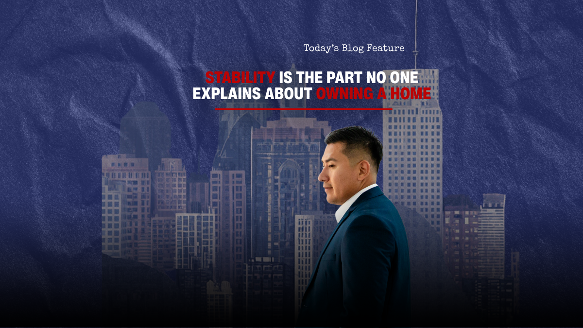 Benefits of homeownership comparison between renting and owning with equity growth illustration