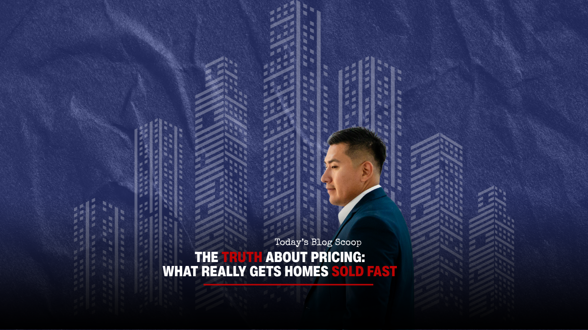 Homeowner reviewing pricing strategy with Realtor® before listing.