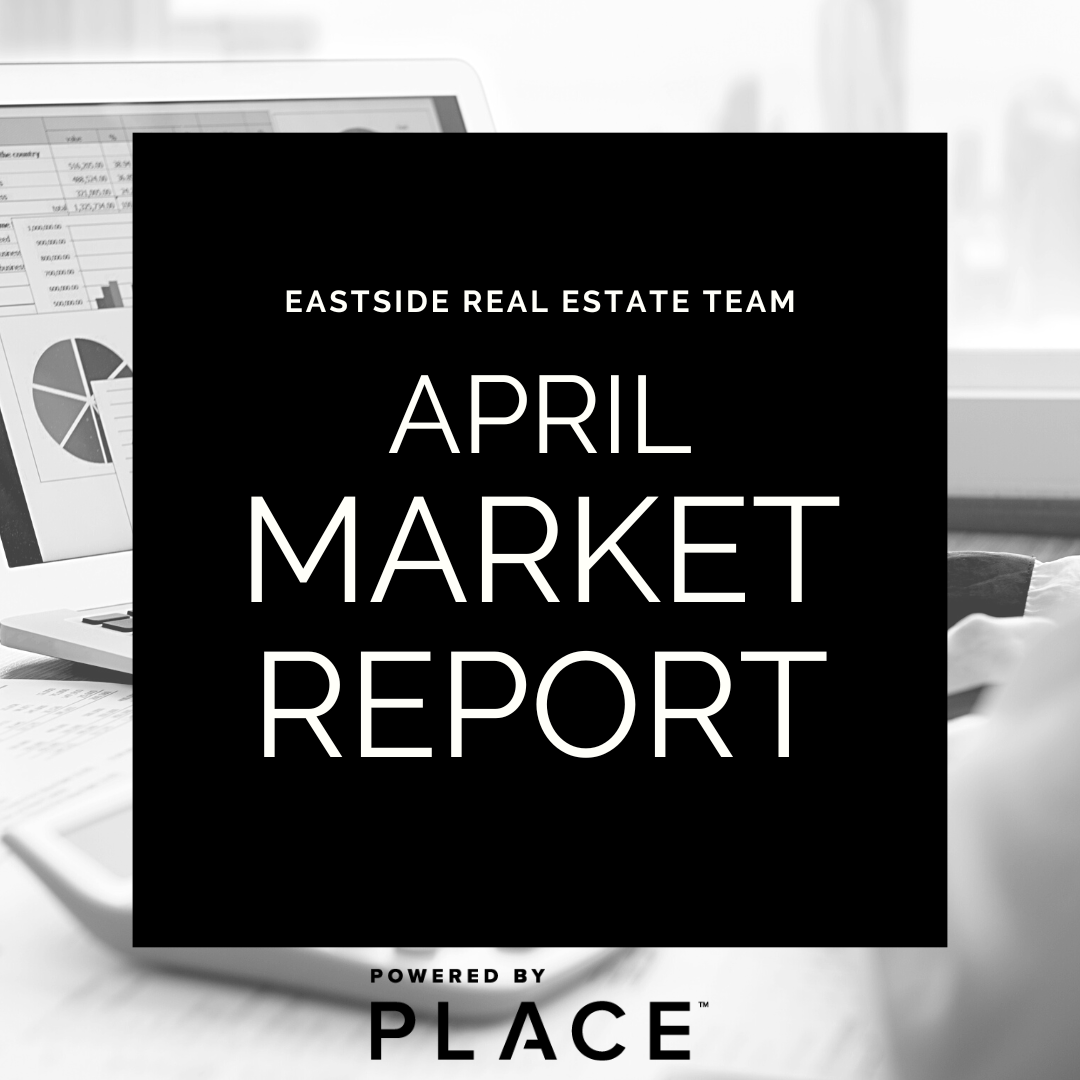 King County & Eastside April 2023 Housing Monthly Stats header image.