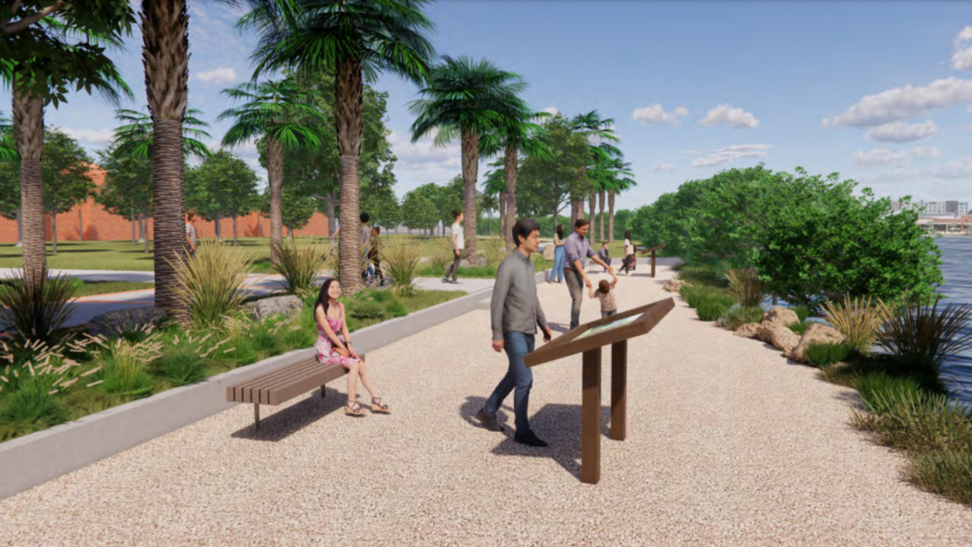 $56.8 million West Riverwalk expansion breaks ground header image.