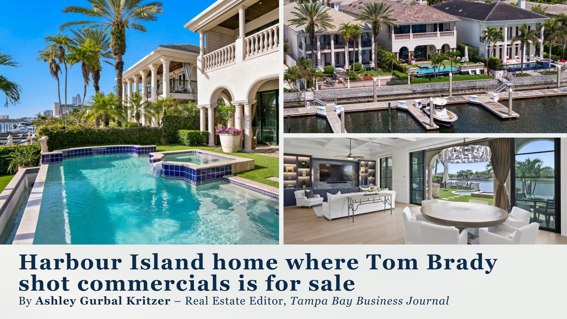 Harbour Island home where Tom Brady shot commercials is for sale header image.