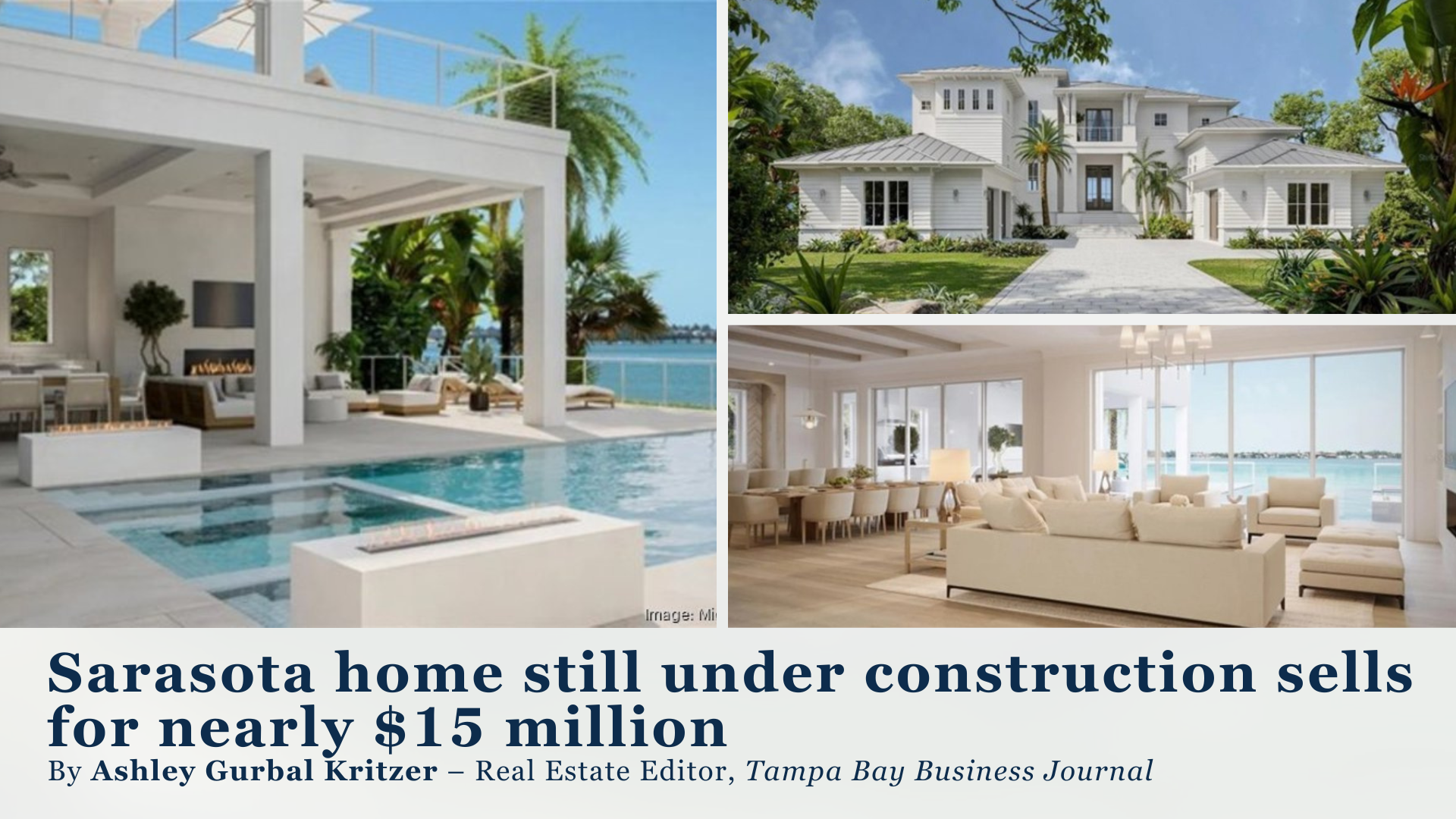 Sarasota home still under construction sells for nearly $15 million header image.