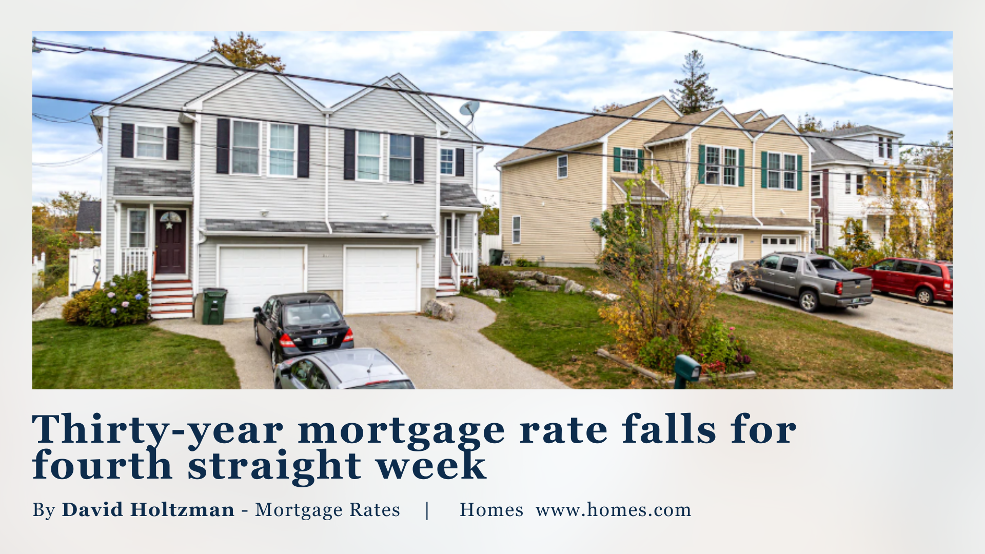 Thirty-year mortgage rate falls for fourth straight week header image.