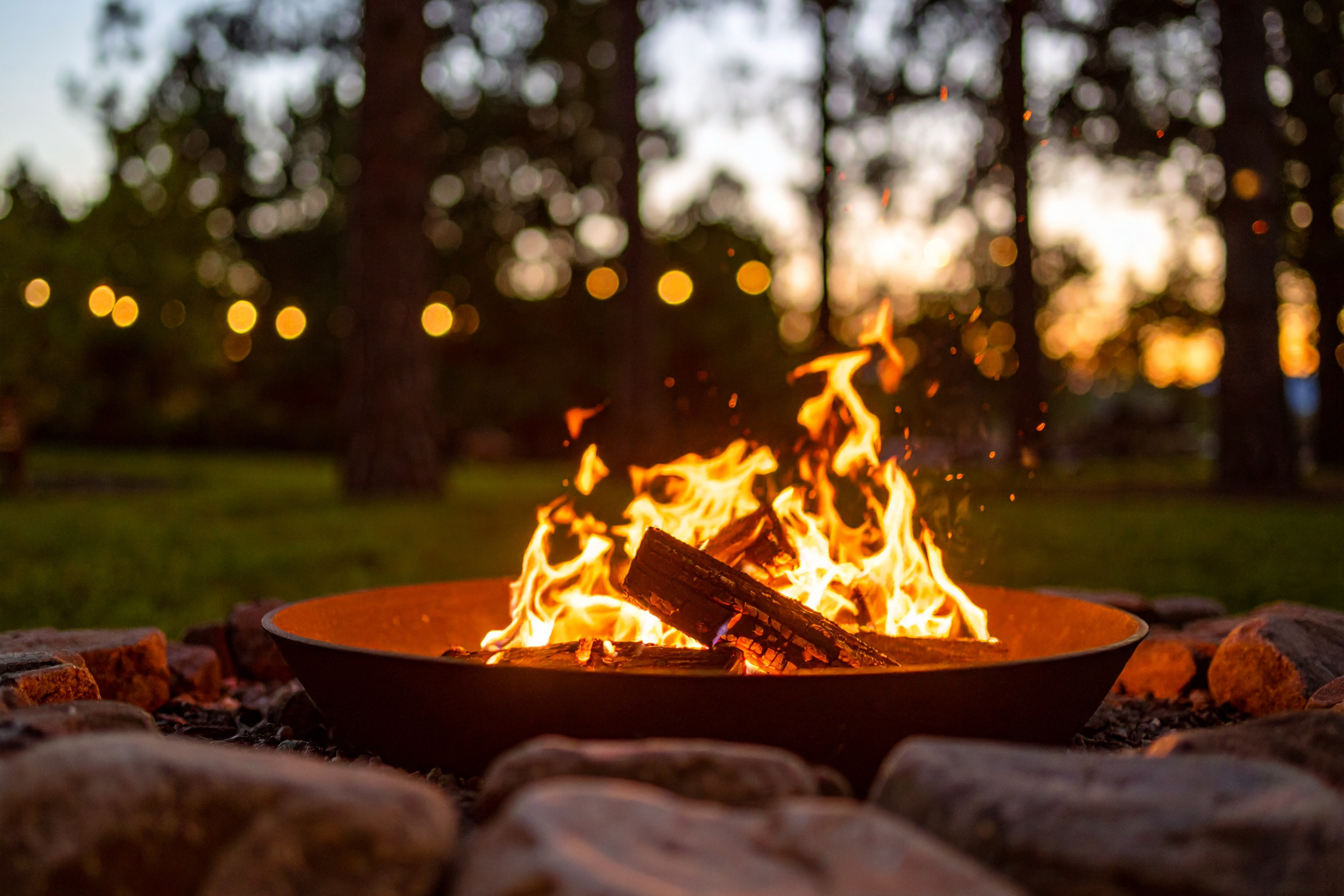 Football, Fire Pits & Fall Nights header image.