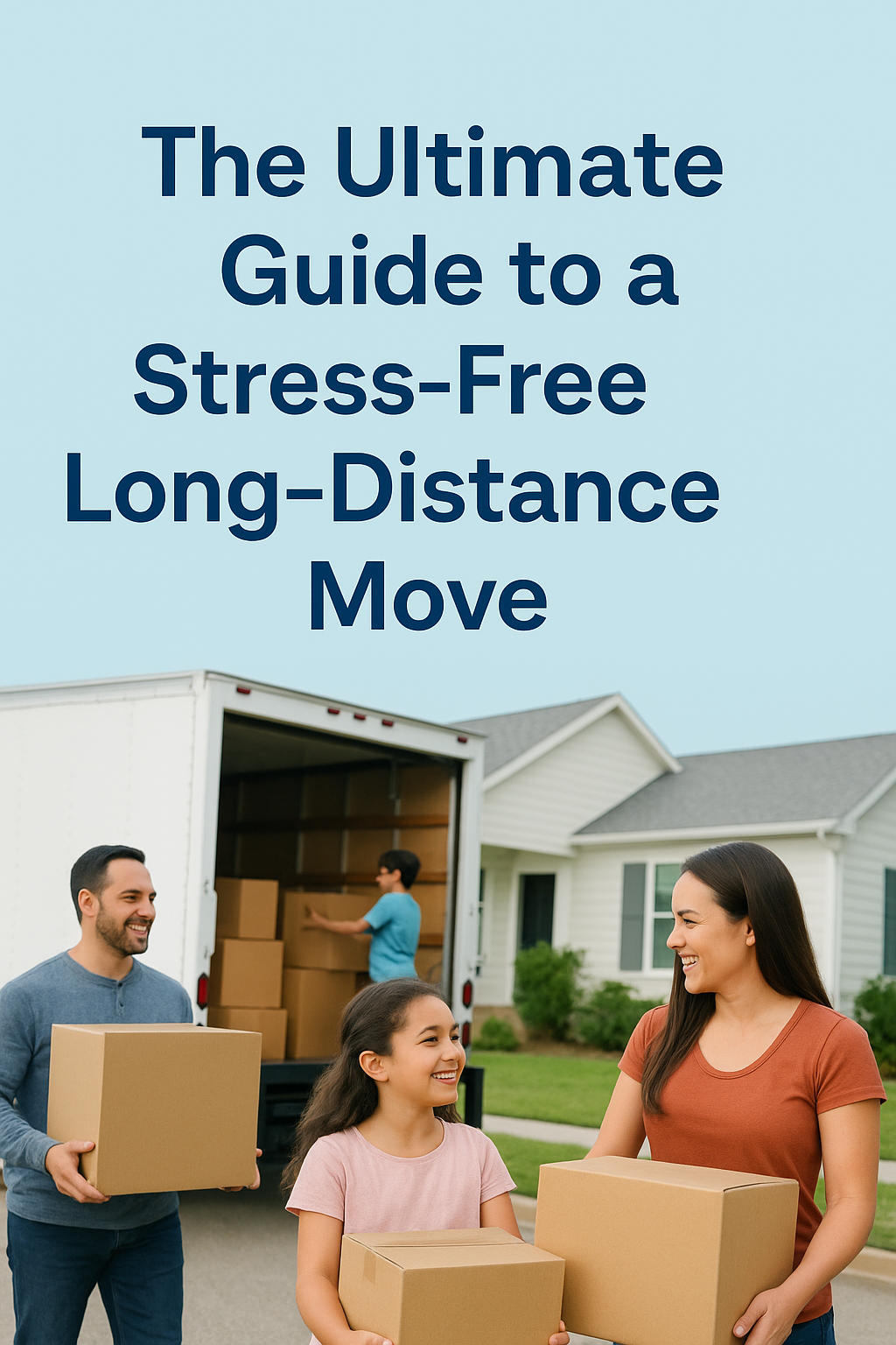 The Ultimate Guide to a Stress-Free Long-Distance Move header image.