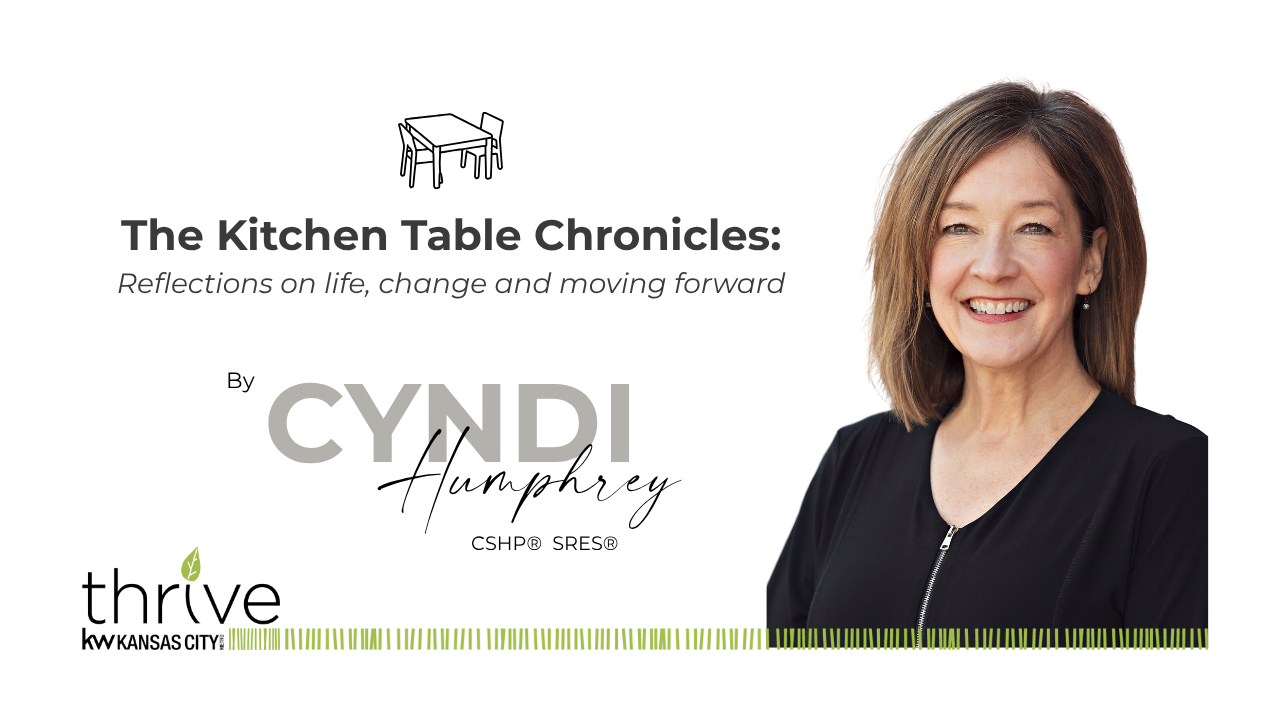 Kitchen Table Chronicles: Why we choose to downsize header image.